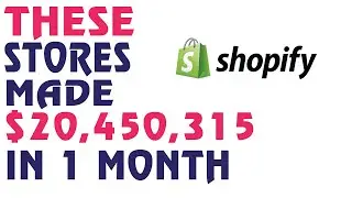 MILLION DOLLAR $$$ Shopify Stores - { MUST WATCH CASE STUDIES }