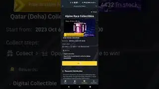 Вземете следващото безплатно NFT || Binance Alpine Race Collectible NFT PowerStation