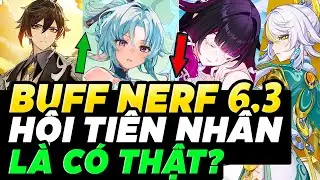 Hội Ti&ecirc;n Nh&acirc;n B&agrave; Bĩnh L&atilde;o L&atilde;o L&agrave; C&oacute; Thật? To&agrave;n Bộ Buff Nerf V3 Columbina, Zibai | Buff Liyue, Varka