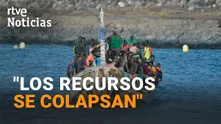MIGRACIÓN: LLEGAN MÁS de 500 PERSONAS en solo UNA MAÑANA a CANARIAS | RTVE Noticias