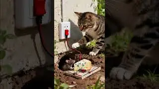 Can the cat catch the mouse this time? 🐱🐱🐭🐭 #catlife #cat #cute #orangecat #cheapmouse #cat
