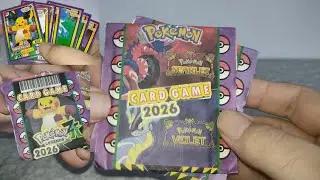 NOVIDADE !!! CARDS DE BANCA POK&Eacute;MON 2026 SV + LEGENDS ZA