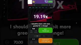 Aviator Not Greedy Enough, but a nice win