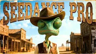 THE ULTIMATE SHOWDOWN! 🌵 Chameleon vs. Raccoon Wild West Duel (3D Animation)