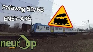 🇵🇱🚆Przejazd Pafawag 5B/6B EN57 AKŚ-1563 Kolei Śląskich KŚ S1 40761 z Katowic w kierunku Gliwic
