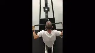 65 year old training at world gym Brisbane motivation no excuses