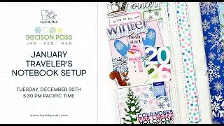 Season Pass | January 2026 - Traveler's Notebook Setup
