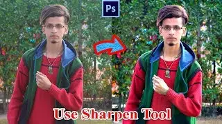 How to Use The Sharpen Tool in Photoshop CC-CS6 | Unsharp Mask Tool