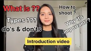 INTRODUCTION VIDEO FOR ACTING AUDITION 🎥 step-by-step Guide