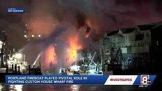 Portland fireboat played pivotal role in fighting Custom House Wharf fire