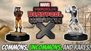 Heroclix Set Review: Deadpool Weapon X Part 1 Commons, Uncommons, and Rares!