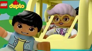 LEGO DUPLO - Wheels On The Bus | Learning For Toddlers | Nursery Rhymes | Cartoons and Kids Songs