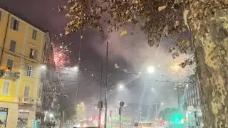 New Year&rsquo;s Eve Fireworks in Italy 🇮🇹 | December 31 Night Celebration 🎇