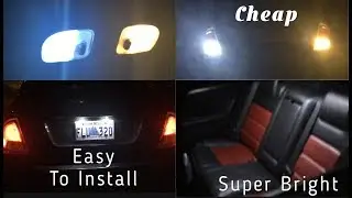 How to Install Cheap EBay LED Map, Dome, License Plate, Reverse and Trunk Lights 2006 - 2012 Fusion