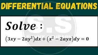 EXACT DIFFERENTIAL EQUATION BY INSPECTION METHOD