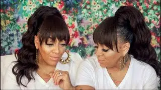 EASY INSTANT PONYTAIL ⎮ FREETRESS EQUAL SYNTHETIC HAIR PONYTAIL & CHINA BANG Samsbeauty.com