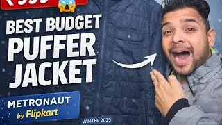 Лучшая бюджетная пуховая куртка до 1000 рупий 😱 | Metronaut от Flipkart | Распаковка и обзор зимн...