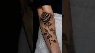Realistic rose tattoo #realismtattoo #realism #tattoo #flowers #rose #arctattoocompany #inked