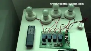 4CH Remote Control for 4 AC Lamps--is the wiring simple?