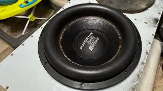Залил 5kWt в Phoenix Bass Machine 15 сабвуфер бюджетный насос от компании обзор- замер Db