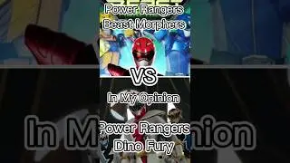 PR Which Is Better? Pt 1: Power Rangers Beast Morphers (2019-2020) Vs Dino Fury (2021-2022) #shorts