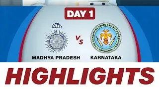 Ranji Trophy 2024/25, Madhya Pradesh Vs Karnataka, Day 1: Match highlights