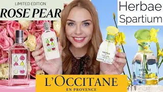 NEW L'OCCITANE HERBAE SPARTIUM & ROSE PEAR LIMITED EDITION FRAGRANCE REVIEW | Soki London