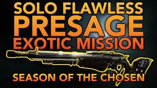 Solo Flawless Presage Exotic Quest / Lone Gun in a Dark Place Triumph Destiny 2 Season of the Chosen