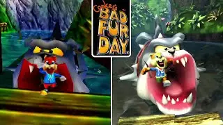 Let's Play Conker's Bad Fur Day VS Live & Reloaded - Chapter 5: Bats Tower