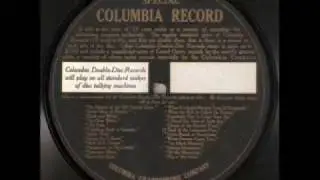 Columbia Double Sided Record Demonstration Disc