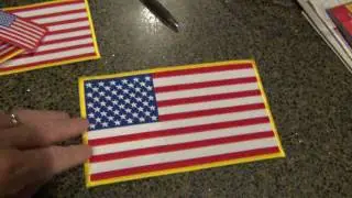 usa flag patches