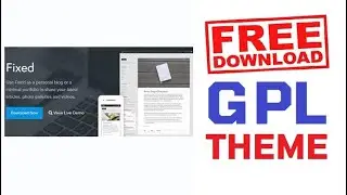 Fixed Wordpress Theme