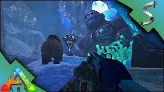 SOLO ICE/SNOW CAVE RAID! ARTIFACT OF THE STRONG! DIREBEAR! | Ark: Survival Evolved [S2E65]