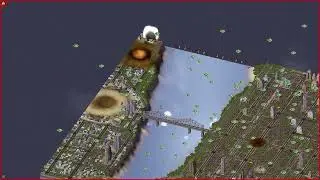 SimCity 4  Disaster Mode  -  Destroying the City With A Massive UFO Attack on New York.