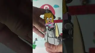 LEGO Peach MOC - Rhino PowerUP (original sound) #supermario