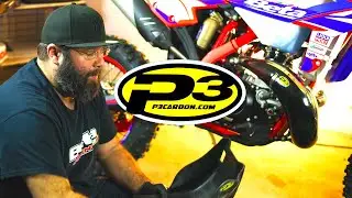 Installing P3 Carbon Fiber Upgrades on the 2024 Beta 300 RR Race Edition