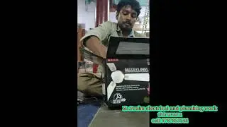 Usha Goodbye Dust Striker Galaxy 1200 Mm Anti Dust 3 Blade Ceiling Fan unboxing and light review