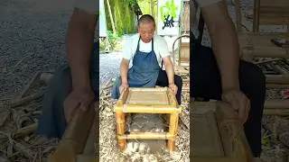 How is a bamboo chair made ?