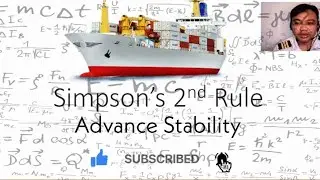 Advance Ship Stability_Simpsons 2nd rule(find area of waterplane)