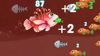 Fish Go.io 🐠be👑26#fisheater #mobile#game   #actiongaming#diving#sharkgame#fish@FishgamesFishDom24 