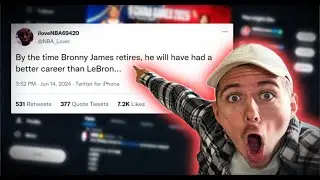 REACTING to FUNNIEST & CRAZIEST NBA tweets before the 25-26 SEASON