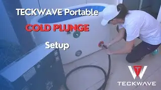 TECKWAVE Ice Bath & Cold Plunge Setup