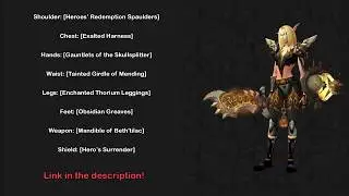 Transmog Ideas - Plate/Paladin