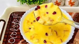 Vanilla Flavour Custard Recipe Simple & Creamy Dessert in Mints 🍨 @surbhiHomekitchenrecipe @YouTube 