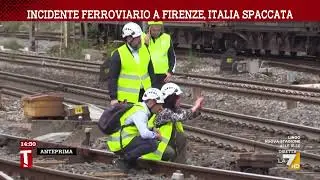 Incidente ferroviario a Firenze, Italia spaccata