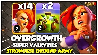 The Strongest Th12 Mass Super Valkyrie Ground Attack Strategy | Clash of Clans
