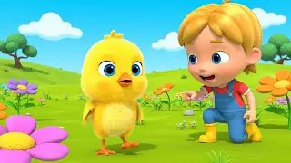 Tiny Chick Followed the Golden Grain 🌾🐥 | Nursery Rhymes for Kids & Baby Songs