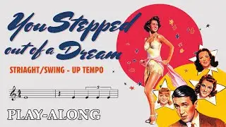 You Stepped Out of a Dream - Up Tempo Swing || BACKING TRACK