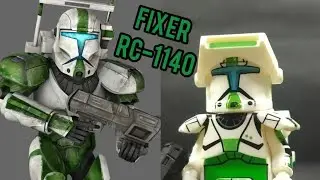 Review Unofficial Lego Republic Commando (Fixer RC-1140) minifigure