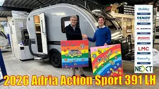 Adria Action Sport 391 LH nu met &euro; 3835,= korting / voordeel bij Meerbeek Caravans & Campers